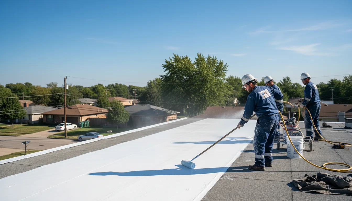 Commercial roof coating in Tarzana, CA near me